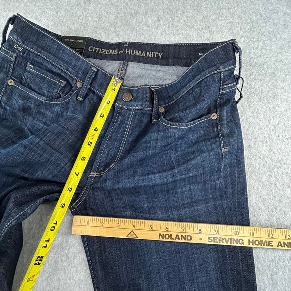 Citizens of Humanity Kelly Jeans Women 30 (32x35) Bootcut NEW Pacific Ocean Blue - Picture 9 of 16